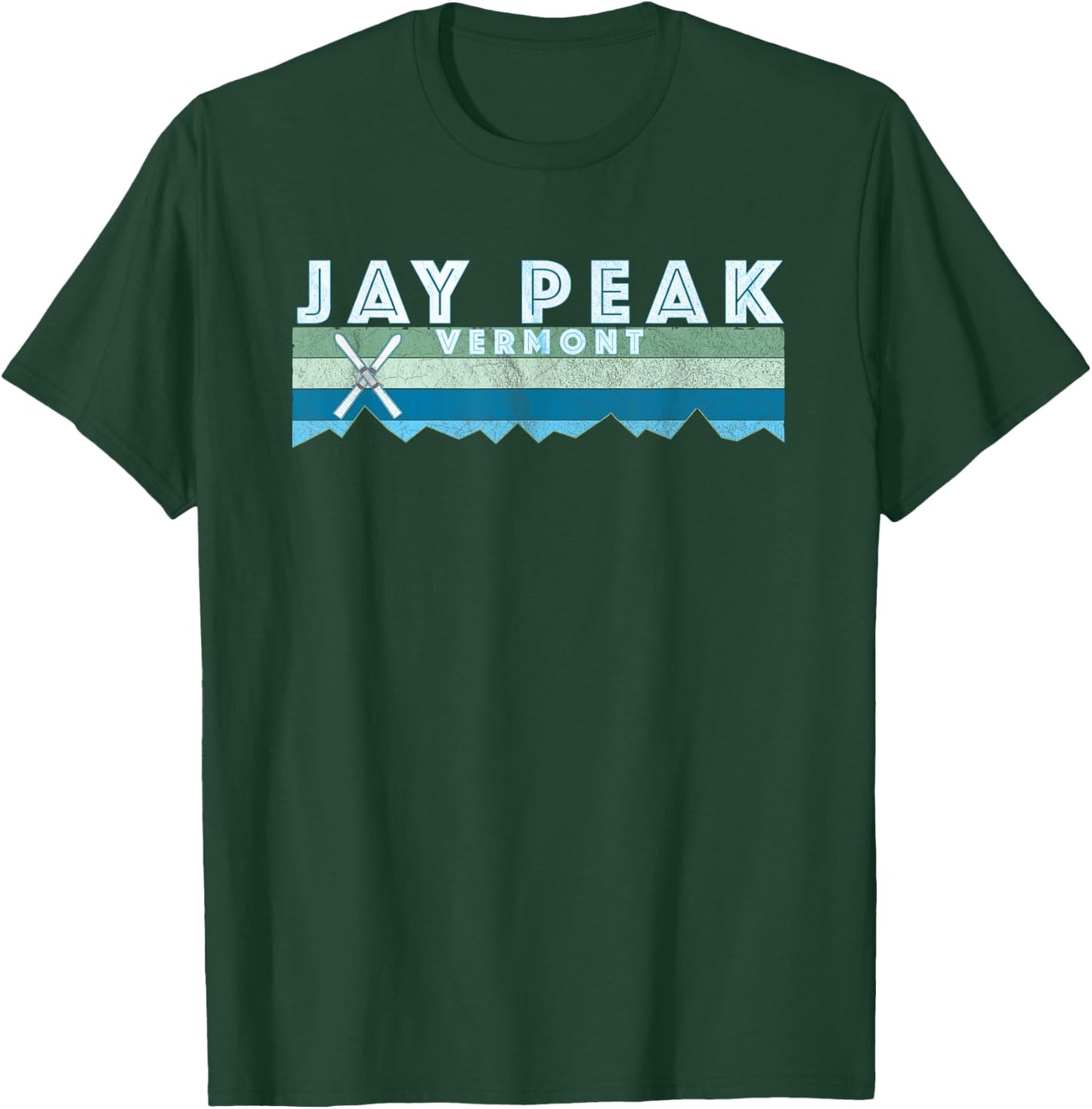 Jay Peak Vermont Ski T Shirt/Retro Vintage Jay Peak Shirt T-Shirt - T-Shirt | Forest