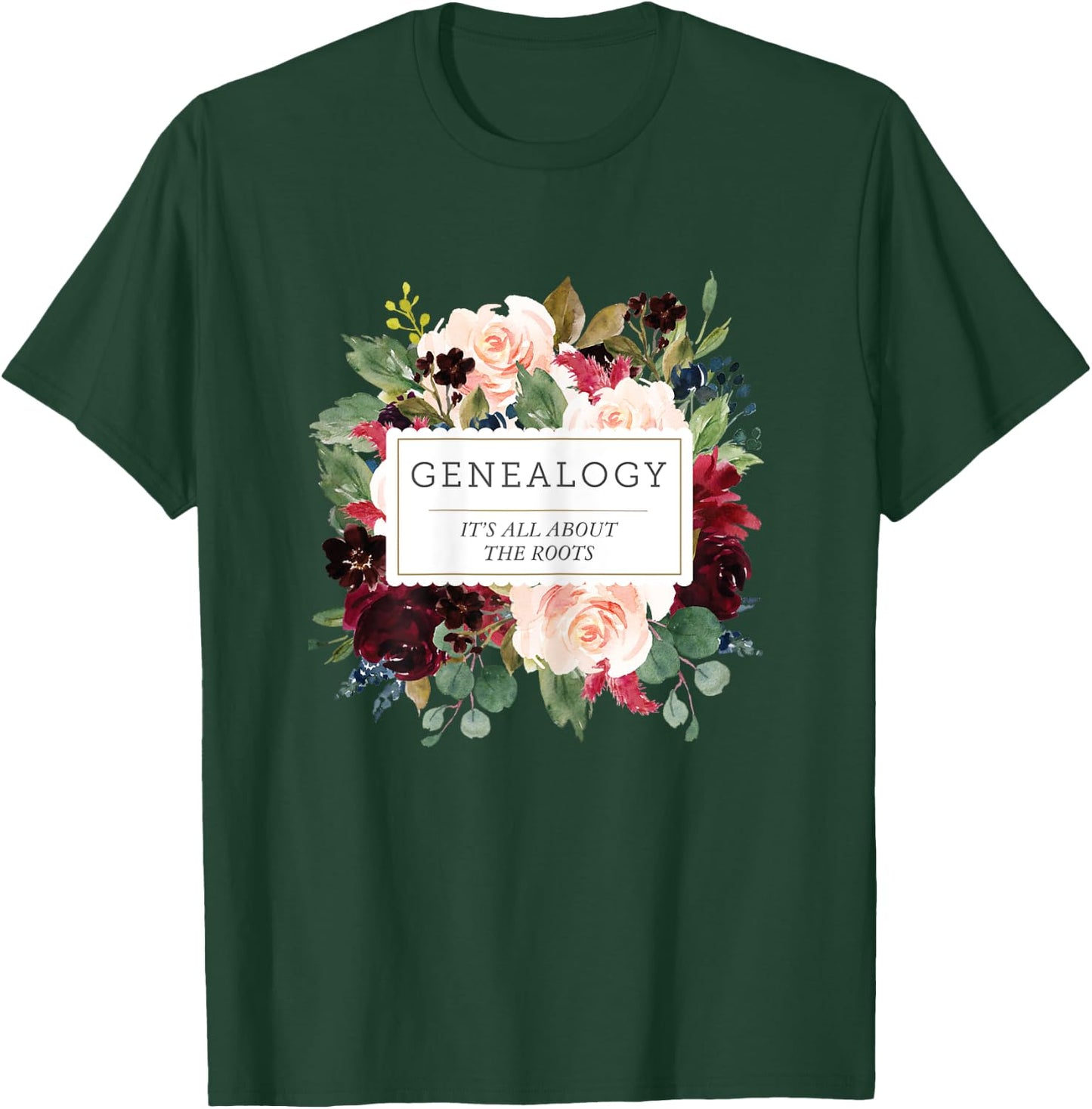 Genealogy Gift Genealogist Gift Ladies Family Research T-Shirt - T-Shirt | Forest