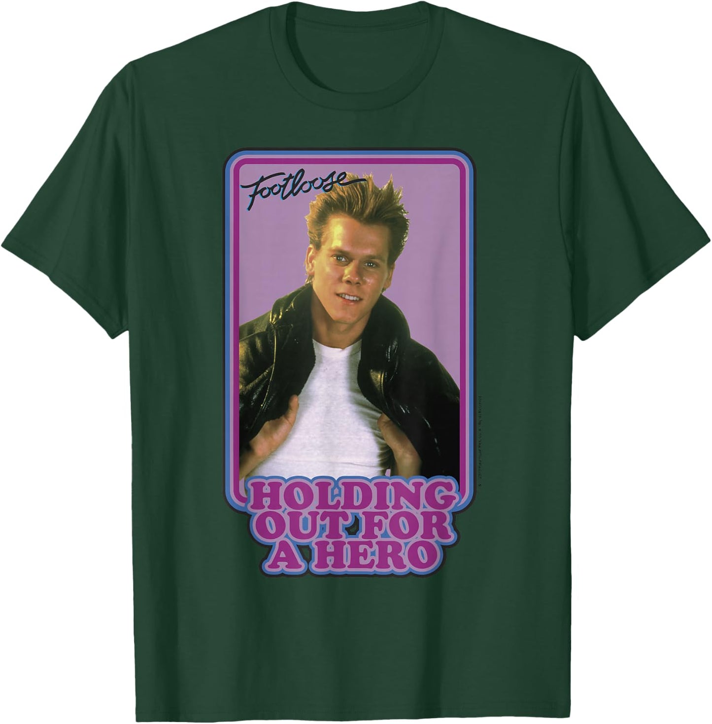 Footloose Ren McCormack Holding Out For A Hero Portrait T-Shirt - T-Shirt | Forest