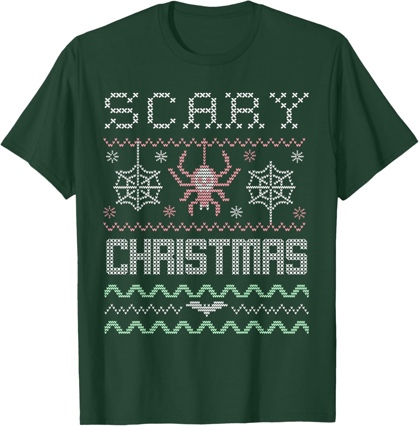 Creepy Scary Xmas - Pastel Goth Ugly Christmas T-Shirt - T-Shirt | Forest