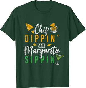 Chip Dippin' And Margarita Sippin Cinco De Mayo Shirt T-Shirt - T-Shirt | Forest