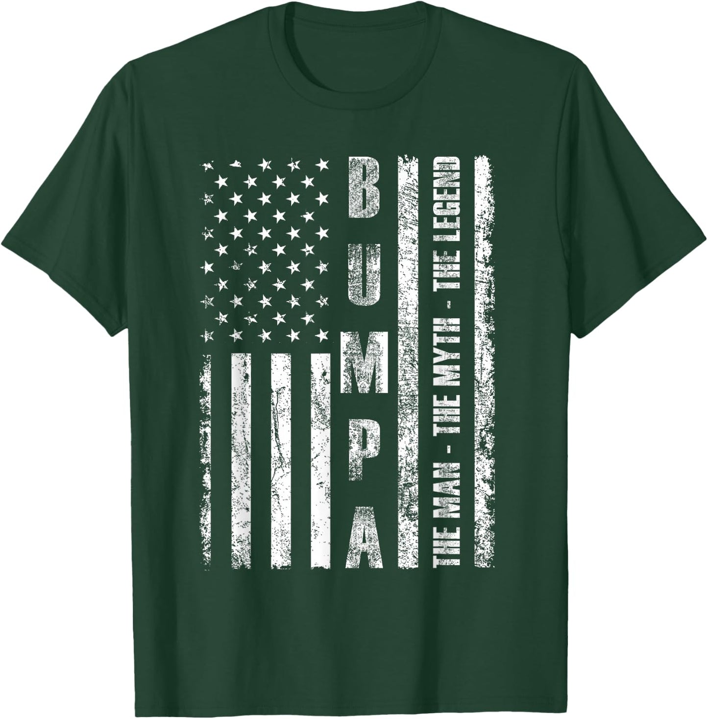 Bumpa The Man The Myth The Legend US Flag T-Shirt - T-Shirt | Forest