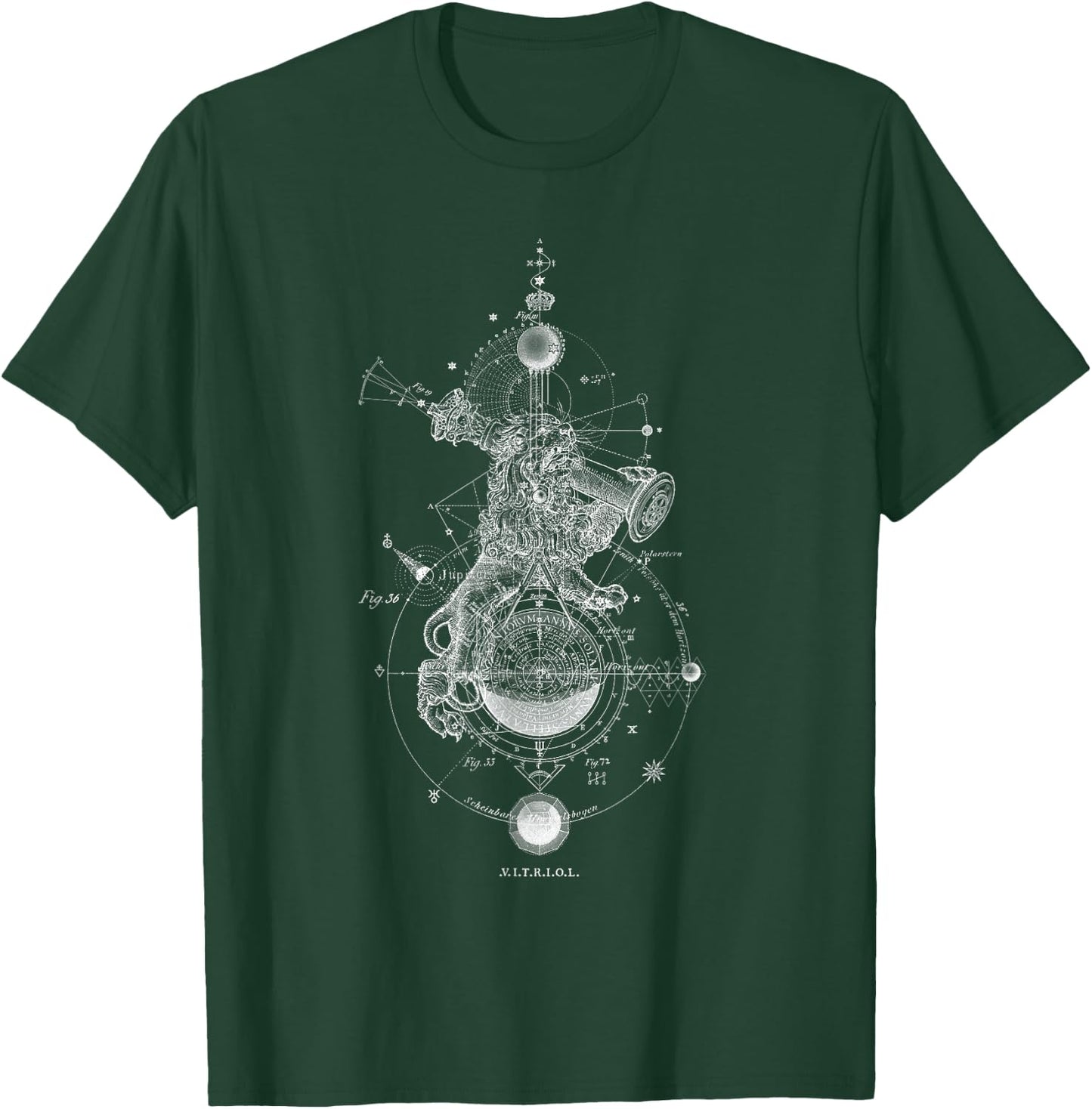 Vitriol - Sol in Leo - Occult Sacred Geometry T-Shirt - T-Shirt | Forest