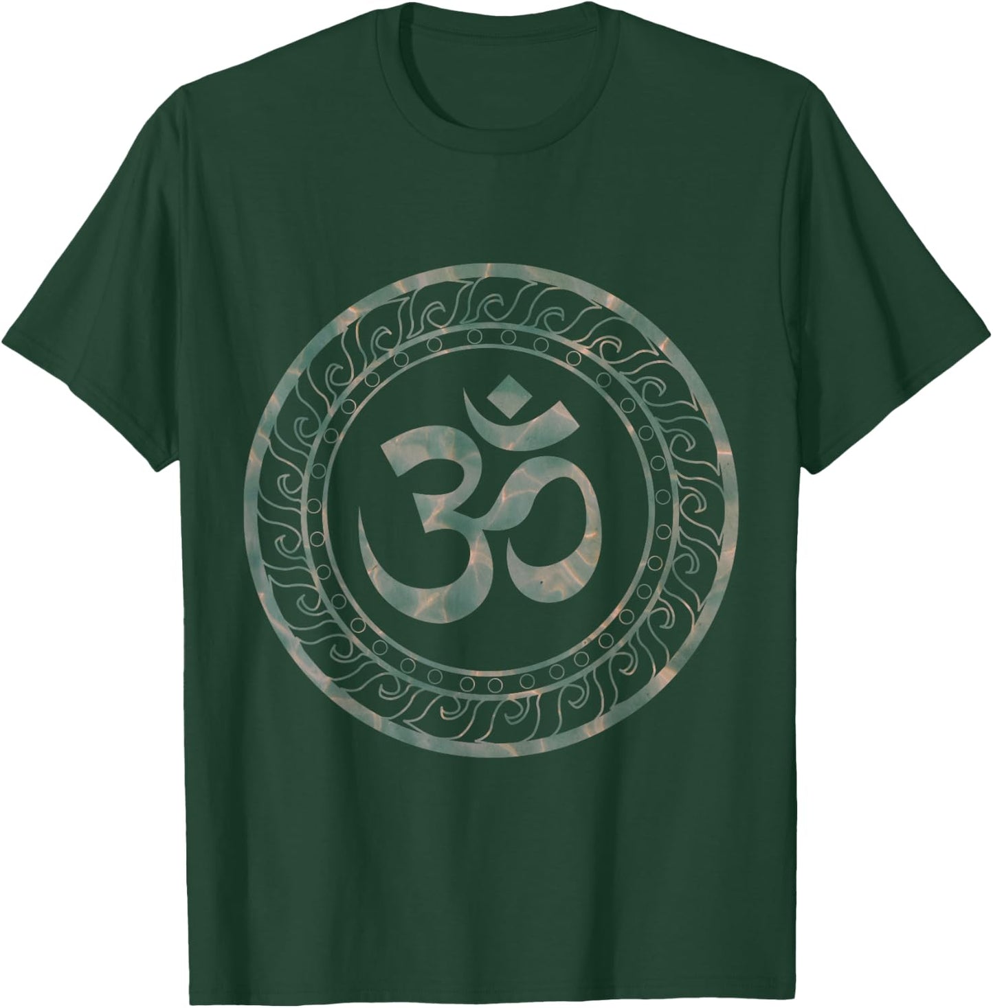 Om Ohm Aum Symbol Spiritual Yoga T-Shirt - T-Shirt | Forest