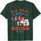 Red White Blue Dialysis Crew Fireworks 4th of July T-Shirt - T-Shirt | Forest