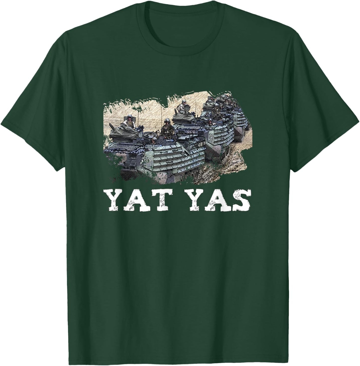 YAT YAS Shirt AAV Crewman T-Shirt - T-Shirt | Forest