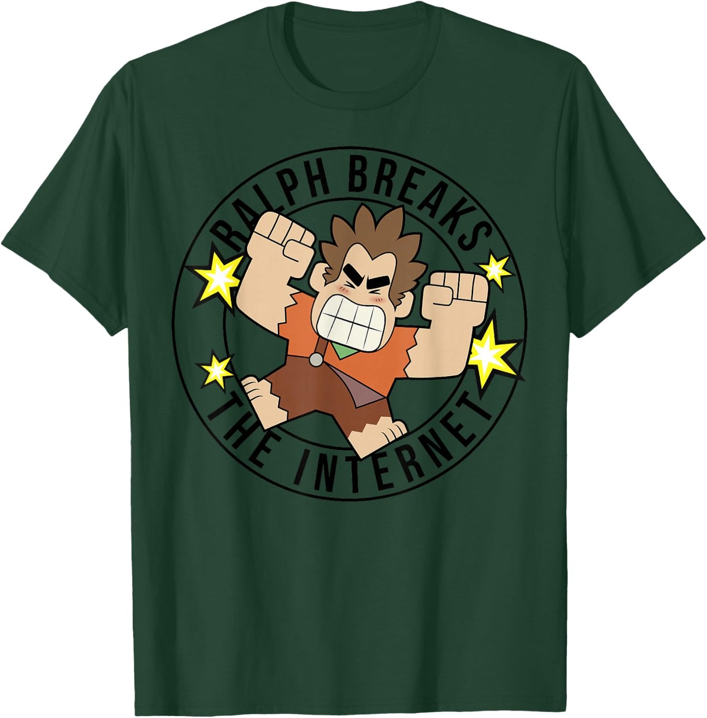 Disney Wreck It Ralph 2 Breaks The Internet Graphic T-Shirt - T-Shirt | Forest