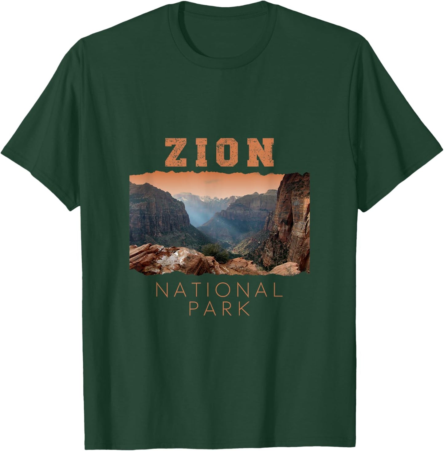 Zion Canyon National Park Utah in United States T-Shirt - T-Shirt | Forest