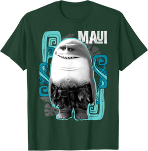 Disney Moana Maui Half Shark T-Shirt - T-Shirt | Forest