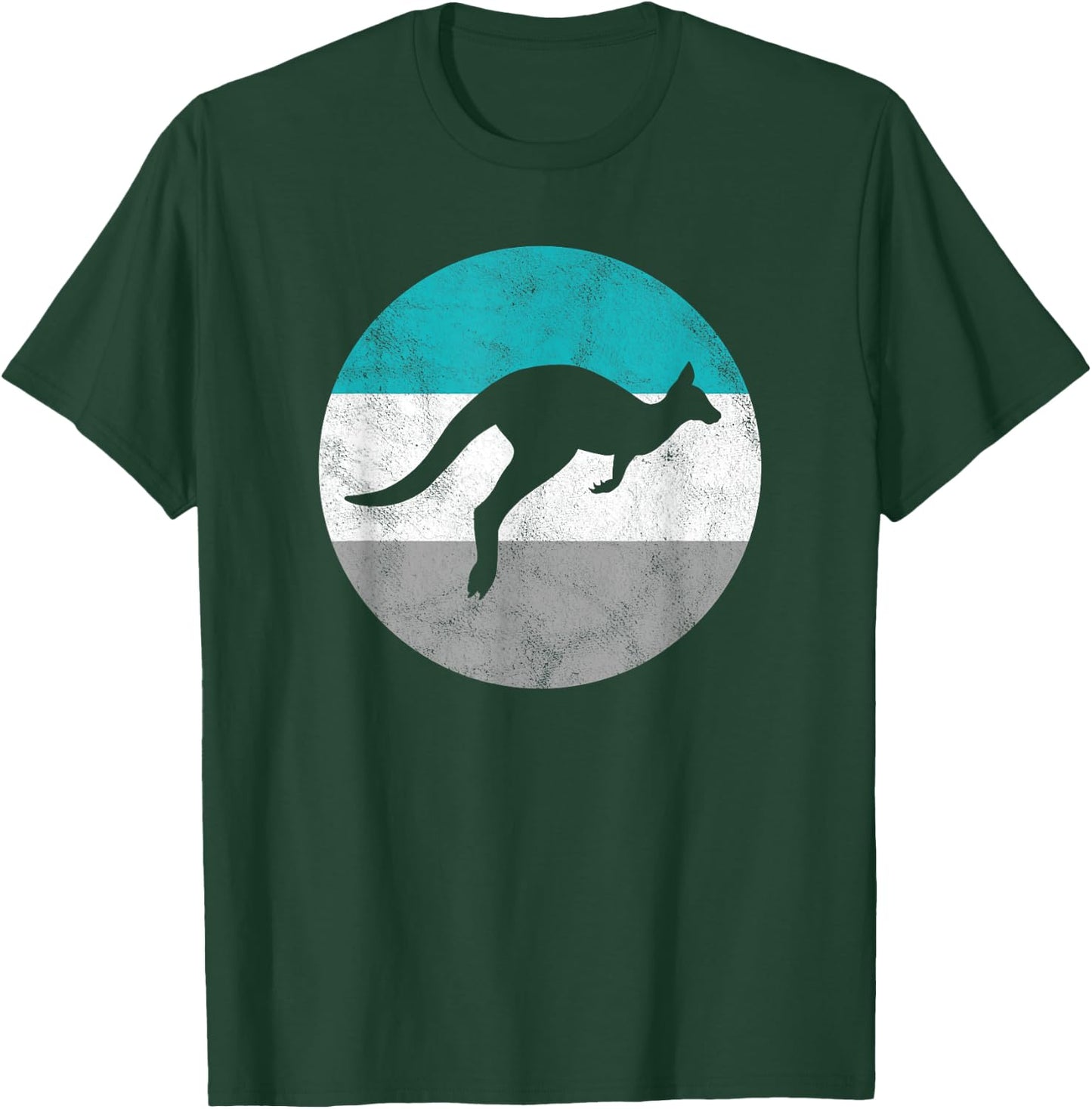 Kangaroo Gift Shirt Women Boys & Girls T-Shirt - T-Shirt | Forest