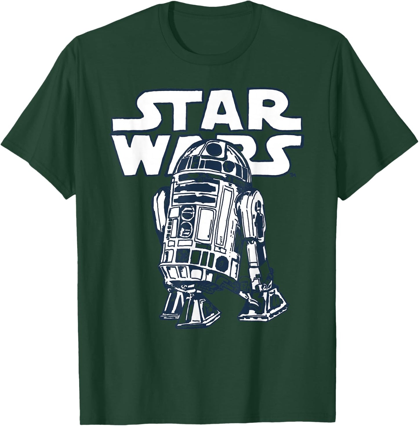 Star Wars R2-D2 Vintage Style Graphic C1 T-Shirt - T-Shirt | Forest