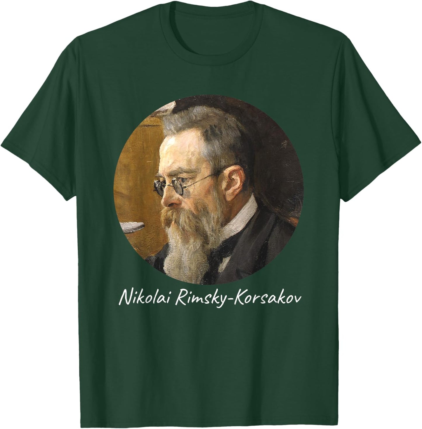 Nikolai Rimsky-Korsakov Composer Portrait T-Shirt - T-Shirt | Forest