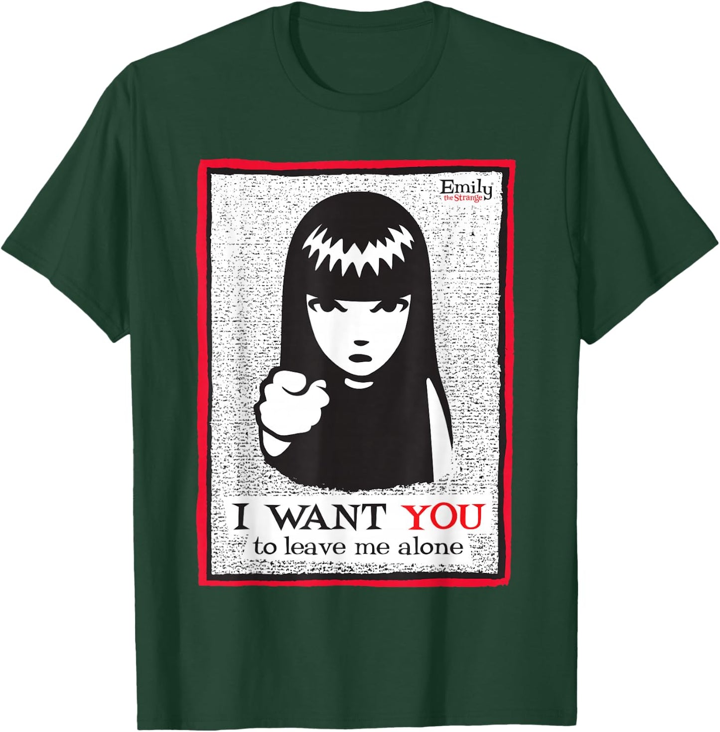 Emily The Strange I want You To Leave Me Alone T-Shirt - T-Shirt | Forest