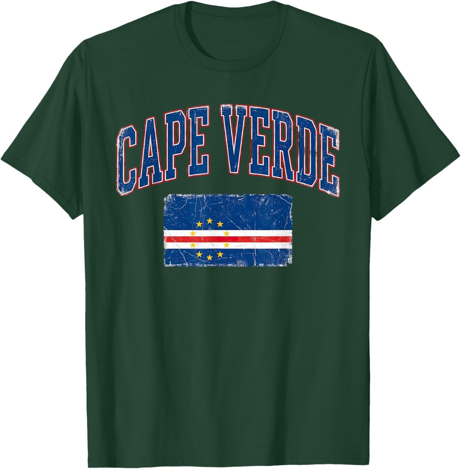 Cape Verde Souvenir Cape Verdean Travel Graphic T-Shirt - T-Shirt | Forest