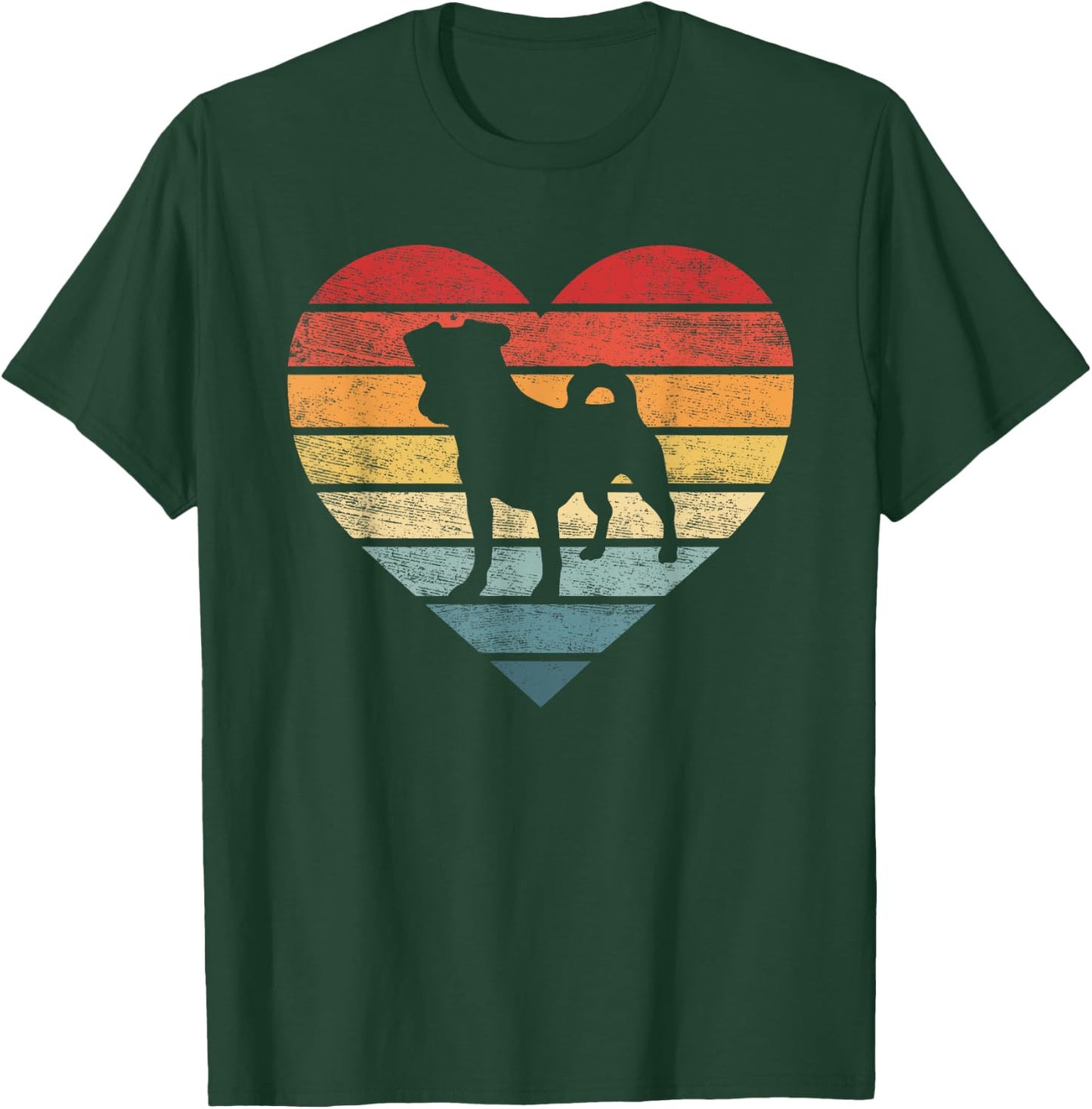 Jack Russell Lover Owner Gifts Retro Sunset Dog Mom Dad T-Shirt - T-Shirt | Forest