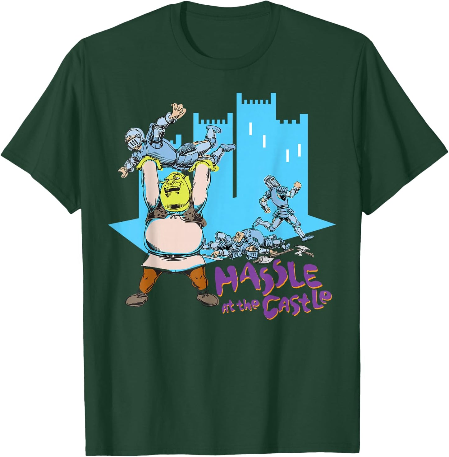 DreamWorks Shrek Hassle at The Castle T-Shirt - T-Shirt | Forest