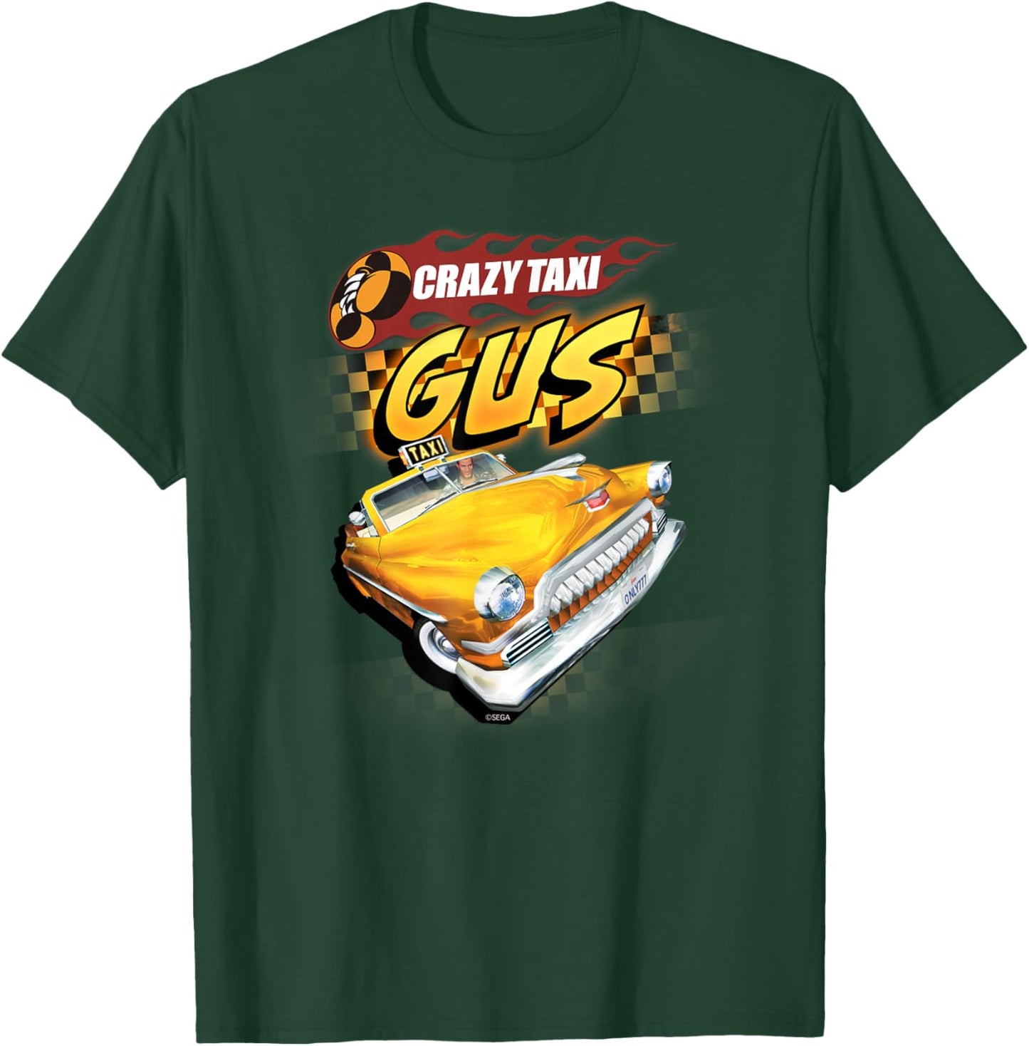Crazy Taxi Gus Driver T-Shirt - T-Shirt | Forest