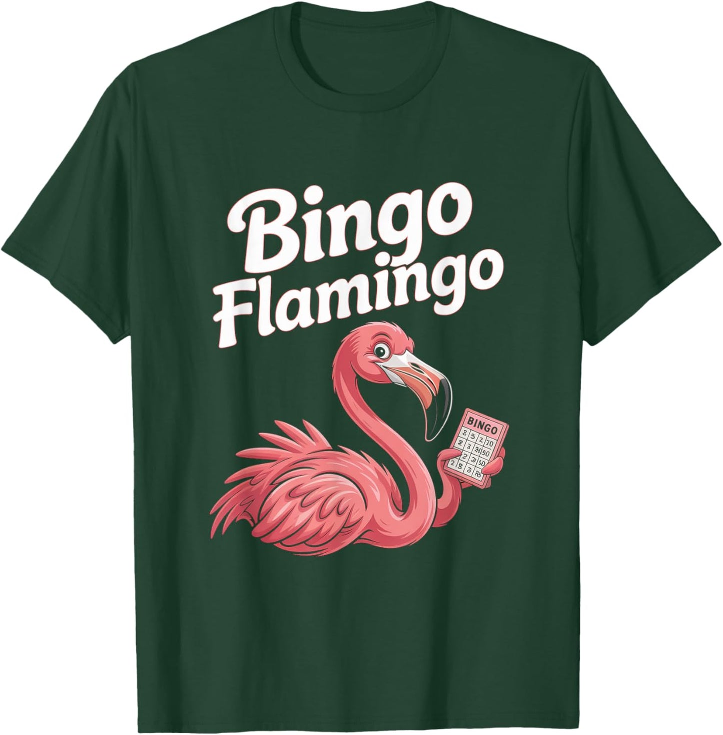 Bingo Flamingo T-Shirt - T-Shirt | Forest