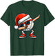 Volleyball Santa Hat Dabbing Funny Toddler Boys Christmas T-Shirt - T-Shirt | Forest