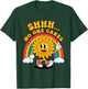 Shhh No One Cares Humor Sarcastic Funny Sunflower Cartoon T-Shirt - T-Shirt | Forest