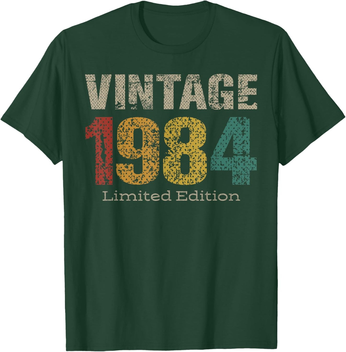 Vintage 1984 Limited Edition 41st Birthday Gifts 41 Year Old T-Shirt - T-Shirt | Forest