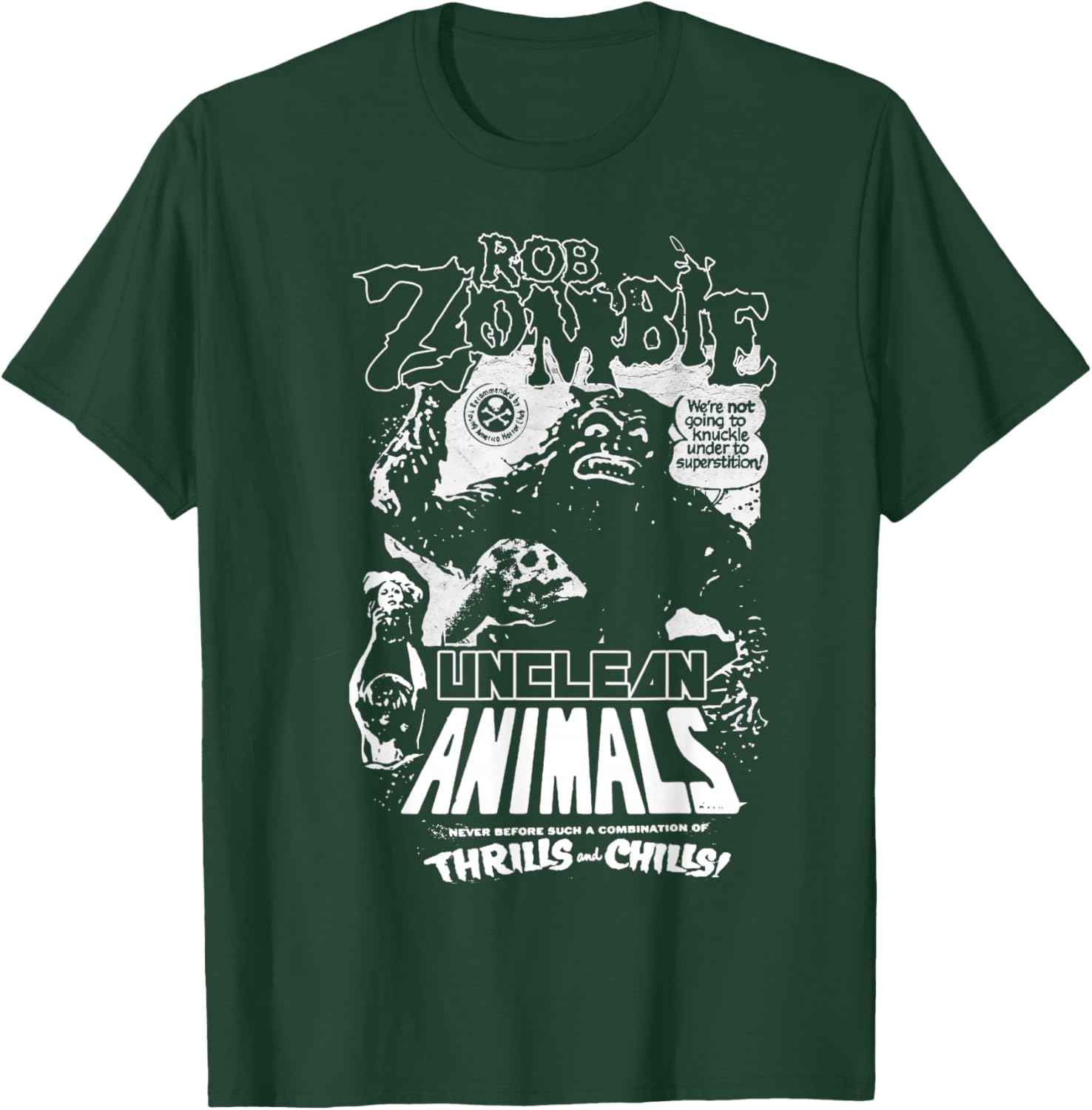 Rob Zombie Unclean Animals T-Shirt - T-Shirt | Forest