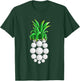 Pineapple Golf T Shirt Hawaiian Aloha Beach Gift Hawaii T-Shirt - T-Shirt | Forest
