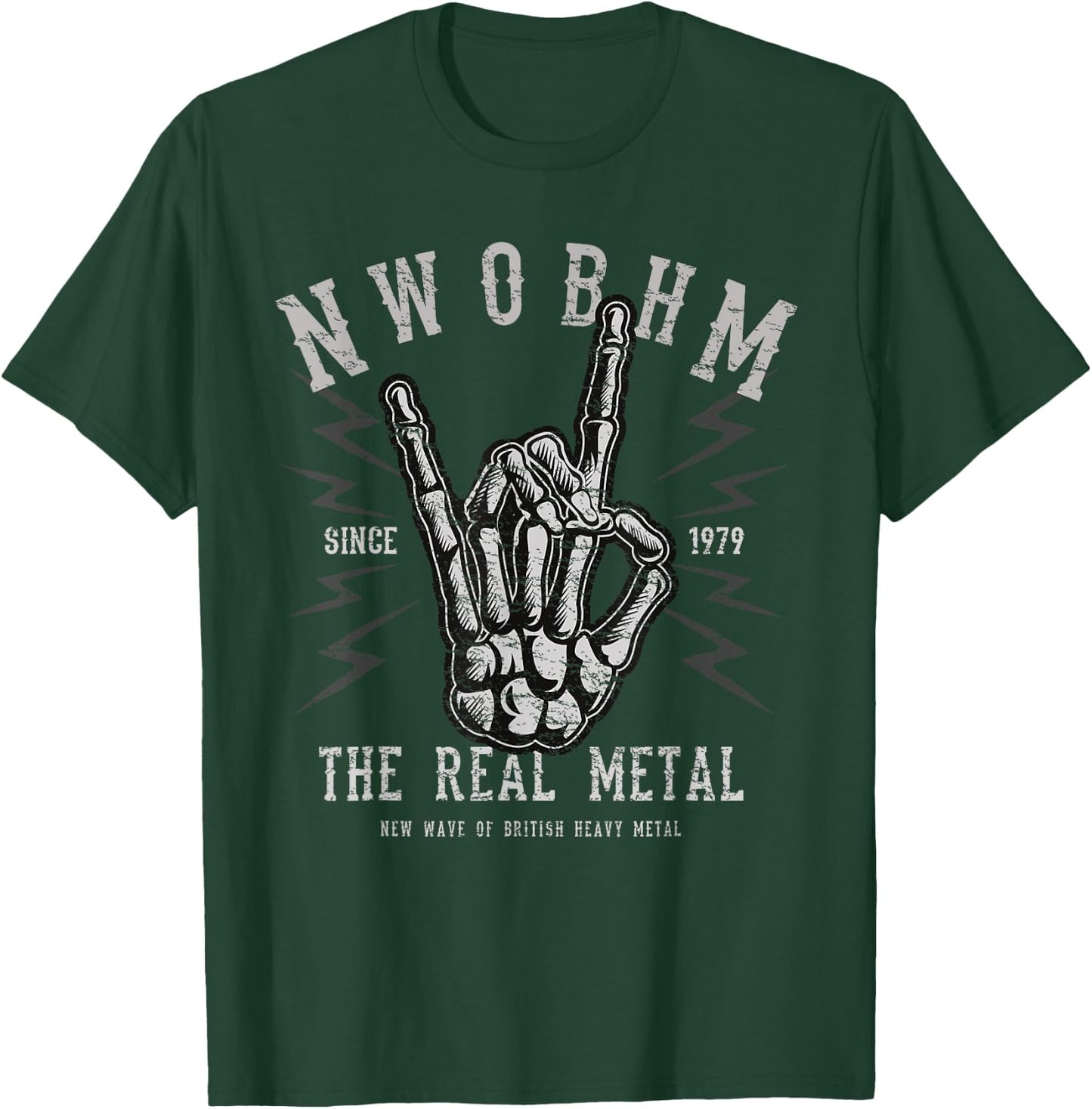 NWOBHM New Wave of British Heavy Metal Gift T-Shirt - T-Shirt | Forest