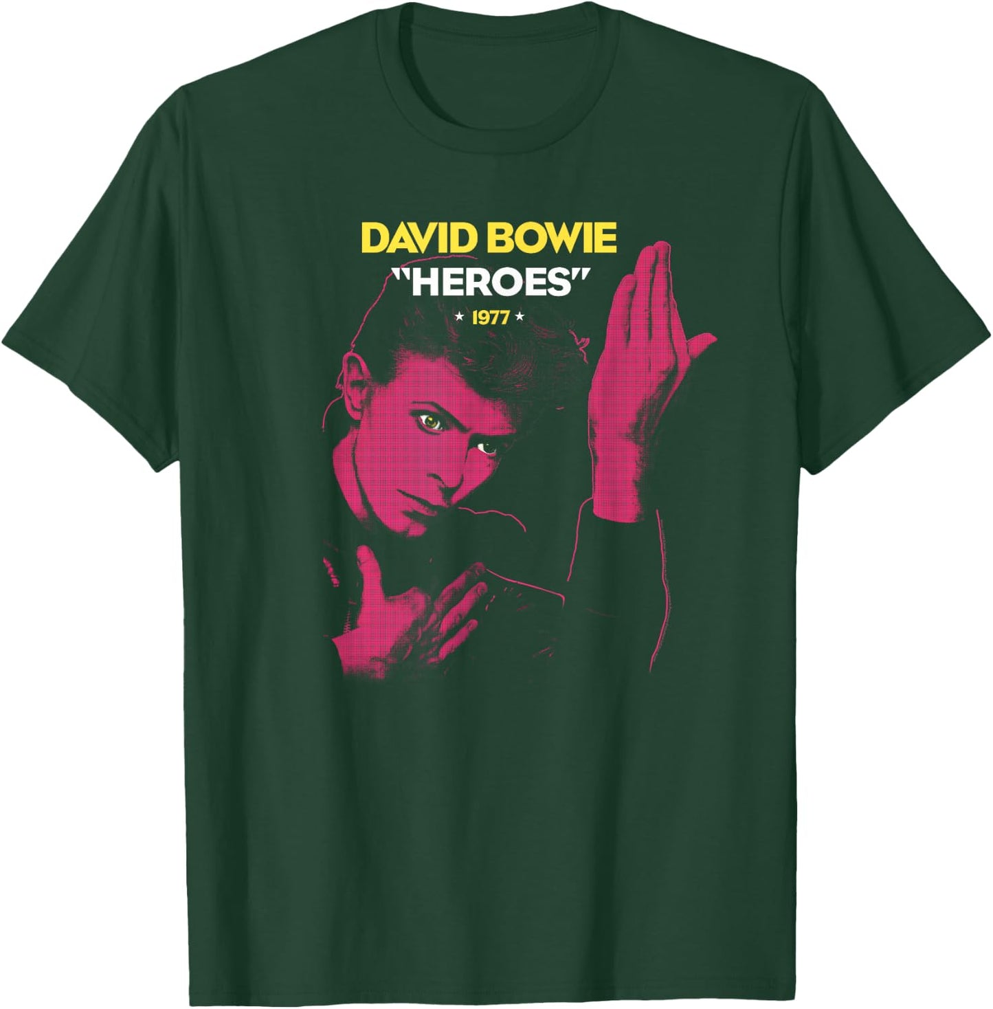 David Bowie - Heroes 1977 T-Shirt - T-Shirt | Forest