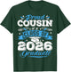 Proud Cousin of a Class of 2026 Graduate Senior Graduation T-Shirt - T-Shirt | Forest