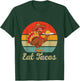 Funny Mexican Turkey Eats Tacos Thanksgiving Christmas T-Shirt - T-Shirt | Forest