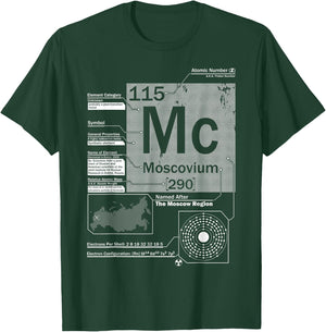 Moscovium (Mc) Element 115 | Science Chemistry T-Shirt - T-Shirt | Forest