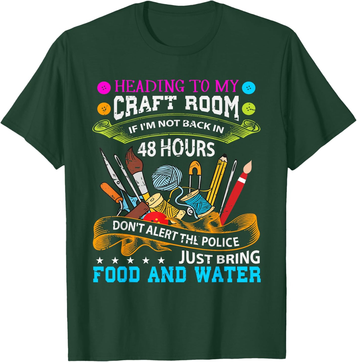 Scrapbooking Shirt Crafty Gift T-Shirt - T-Shirt | Forest