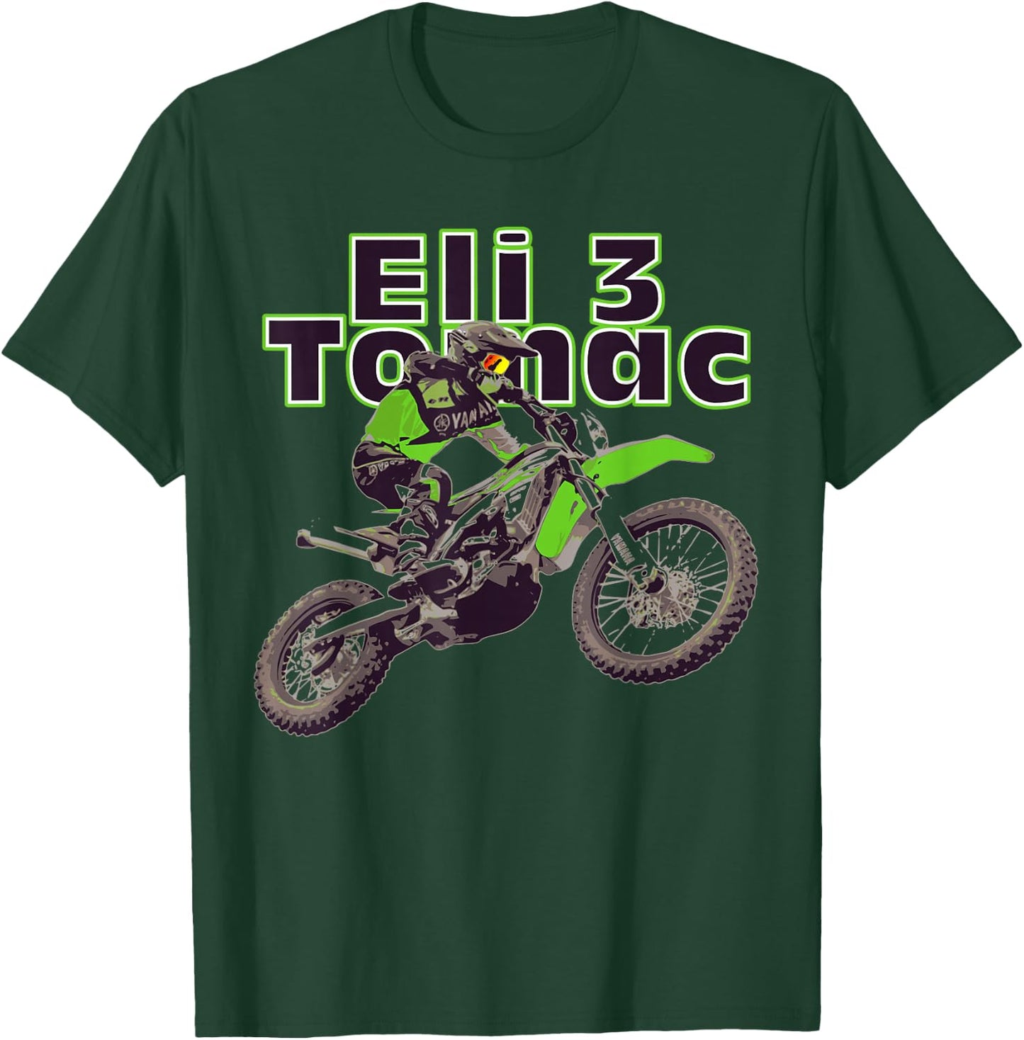 Motorcross Eli 3 Tomac T-Shirt - T-Shirt | Forest