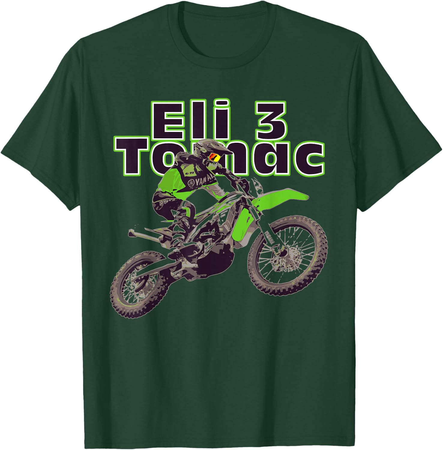 Motorcross Eli 3 Tomac T-Shirt - T-Shirt | Forest