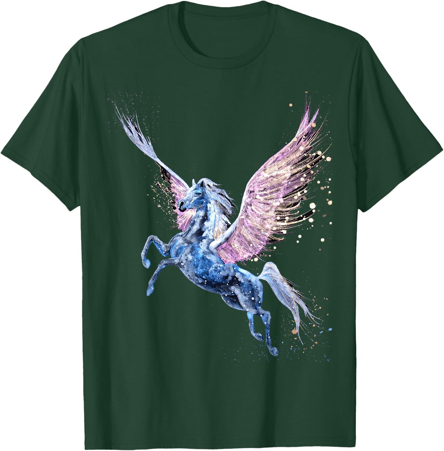Pegasus Flying Horse T-Shirt - T-Shirt | Forest