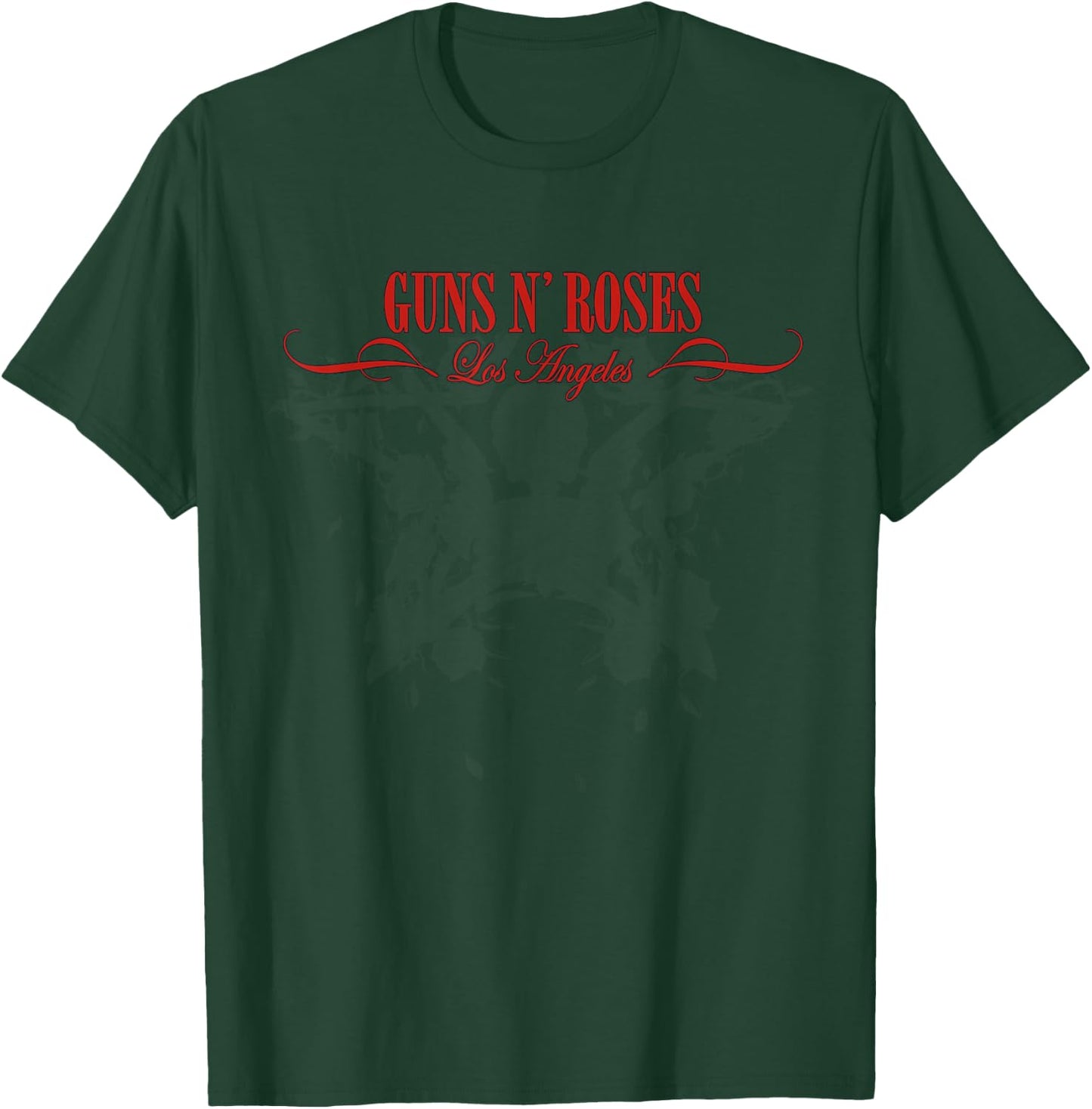 Guns N' Roses Official Los Angeles Skeleton Faded T-Shirt - T-Shirt | Forest