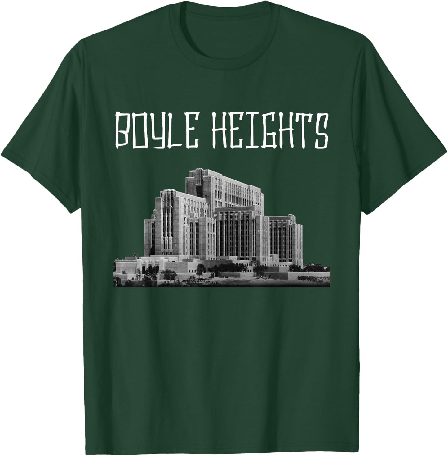 Boyle Heights East LA Los Angeles City Terrace Retro Vintage T-Shirt - T-Shirt | Forest