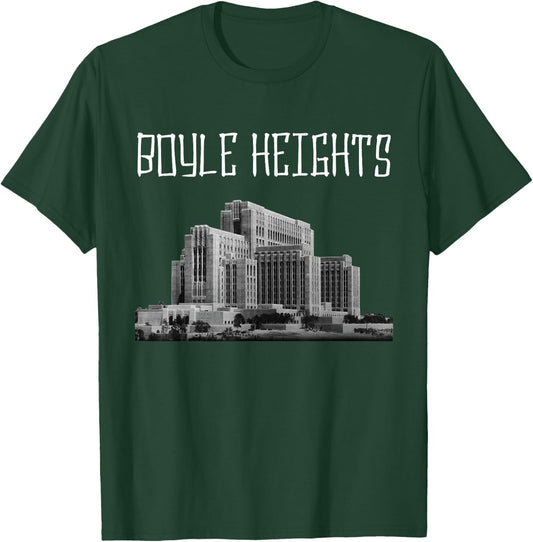 Boyle Heights East LA Los Angeles City Terrace Retro Vintage T-Shirt - T-Shirt | Forest