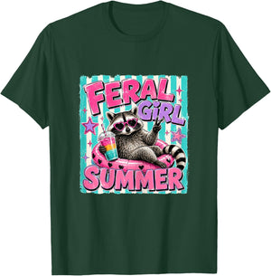 Feral Girl Summer T-Shirt - T-Shirt | Forest