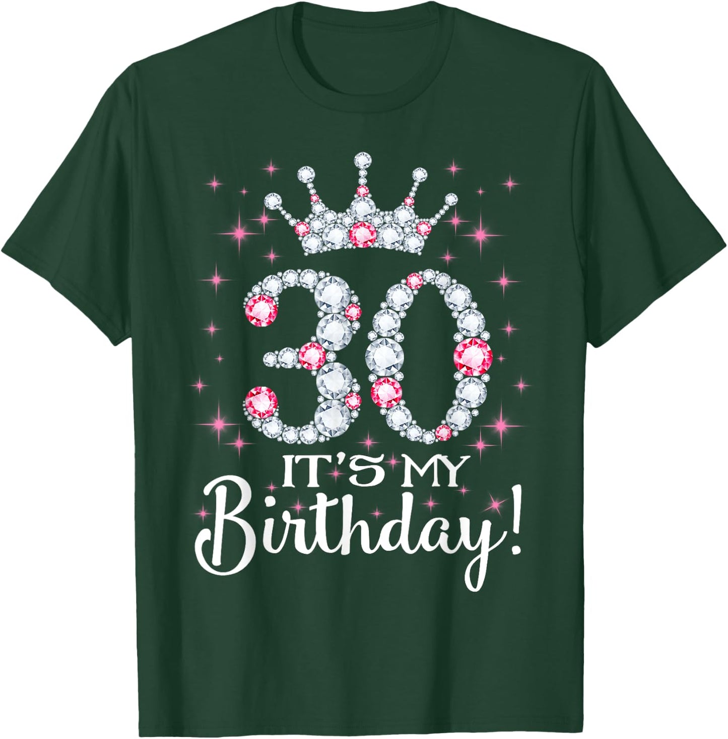 30 It's My Birthday 1989 30Th Birthday Gift T-Shirt - T-Shirt | Forest
