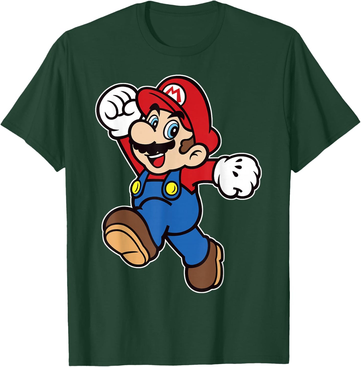 Super Mario Classic Jump Portrait T-Shirt - T-Shirt | Forest