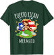 Puerto Rico Flag Puerto Rican Mermaid Kids T-Shirt - T-Shirt | Forest