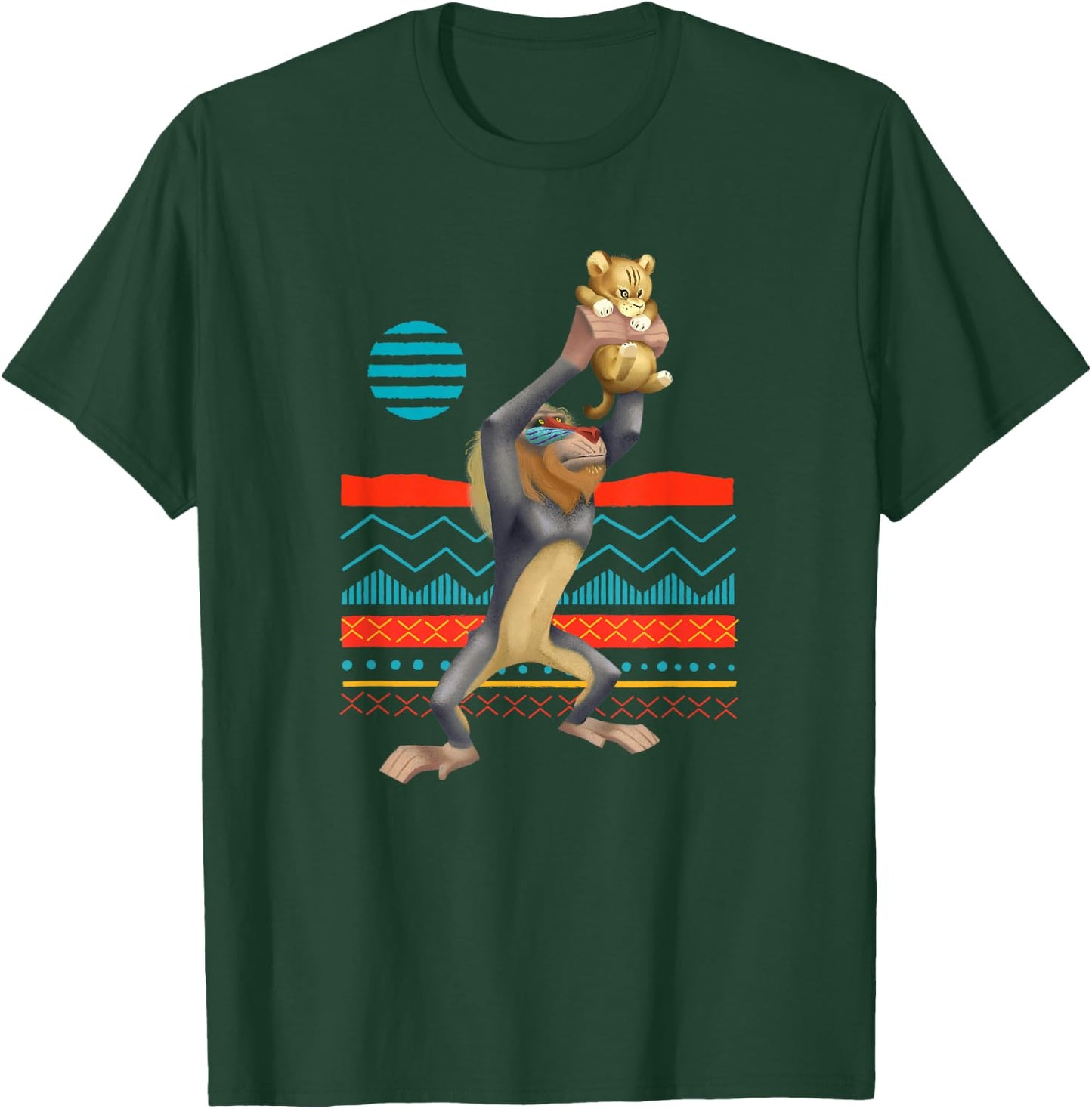 Disney The Lion King Rafiki Baby Simba Live Action T-Shirt - T-Shirt | Forest