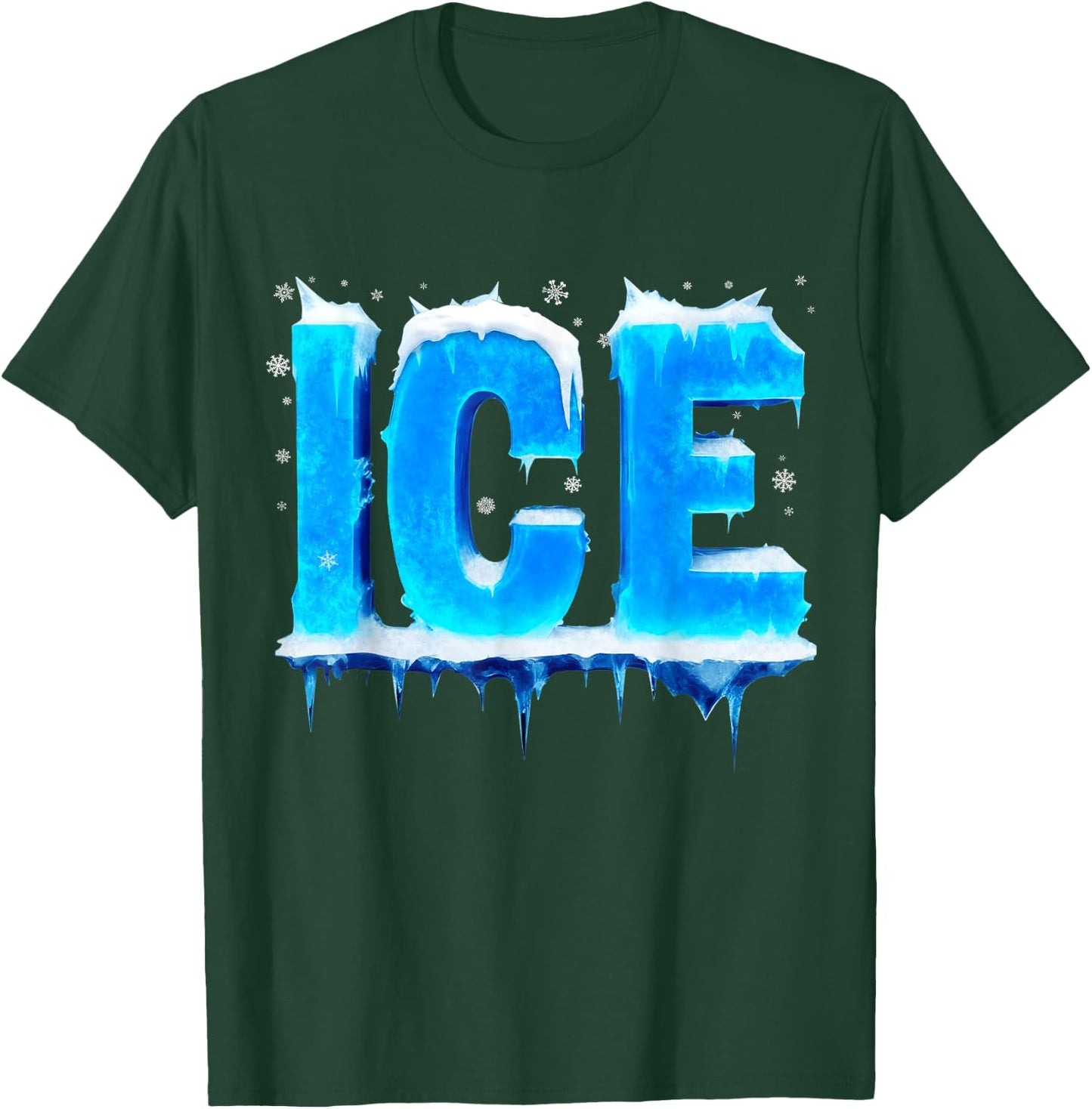 Ice Shirt Adult Kids Men Women Fire And Ice Costume T-Shirt - T-Shirt | Forest