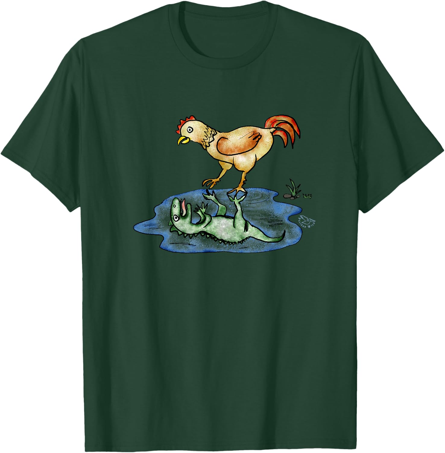Chicken Dinosaur Funny Evolution Science Lover Shirt T-Shirt - T-Shirt | Forest