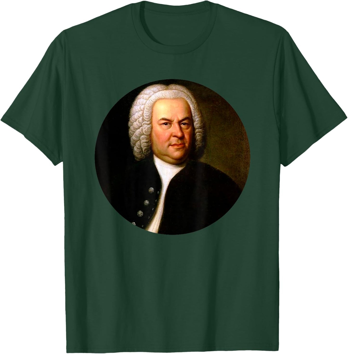 Johann Sebastian Bach Composer Portrait T-Shirt - T-Shirt | Forest