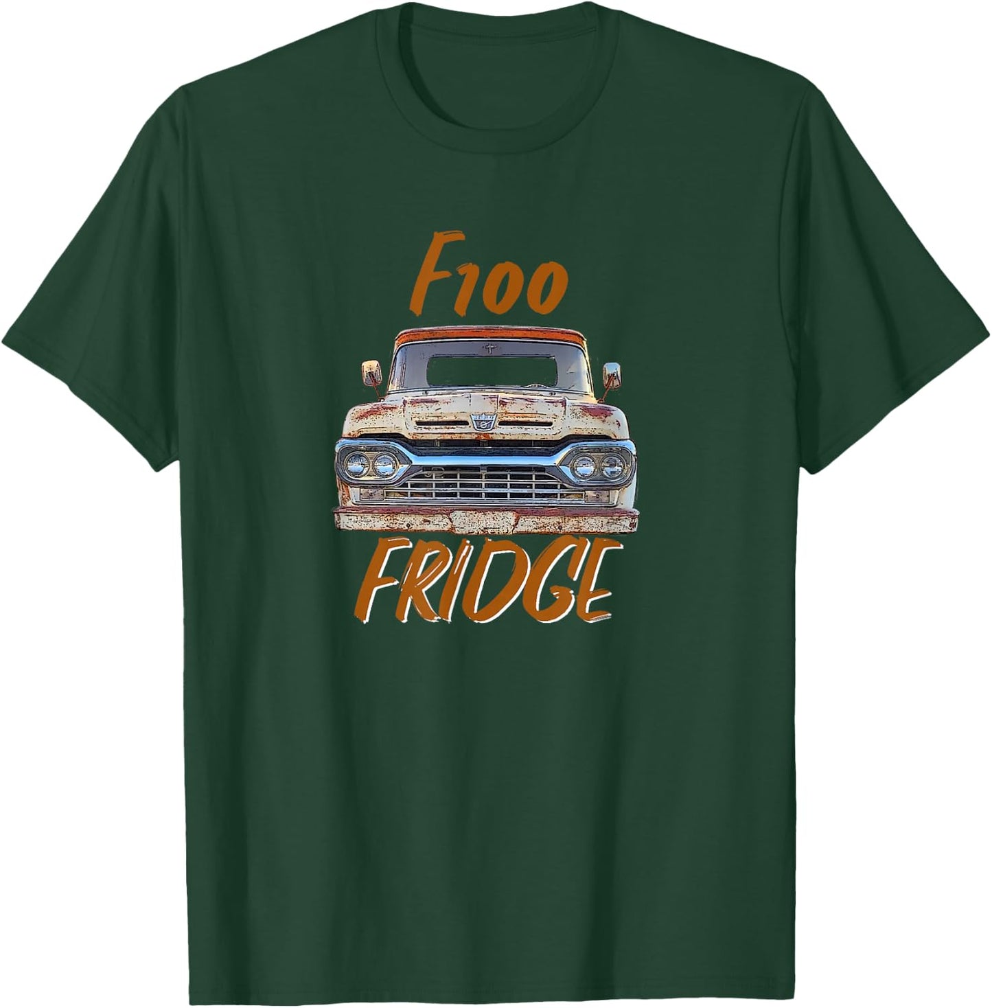 F100 Fridge Truck Graphic Gift T-Shirt - T-Shirt | Forest
