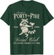 Feral and Forty-Five Raccoon 45th Birthday T-Shirt - T-Shirt | Forest
