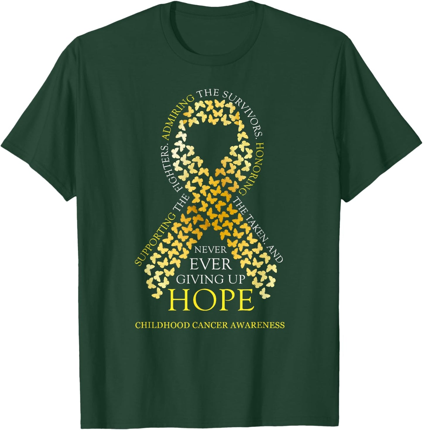 Childhood Cancer Awareness T T-Shirt - T-Shirt | Forest